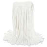 Boardwalk, Rayon Cut-End Wet Mop Head with 1" Headband, 24 oz, White