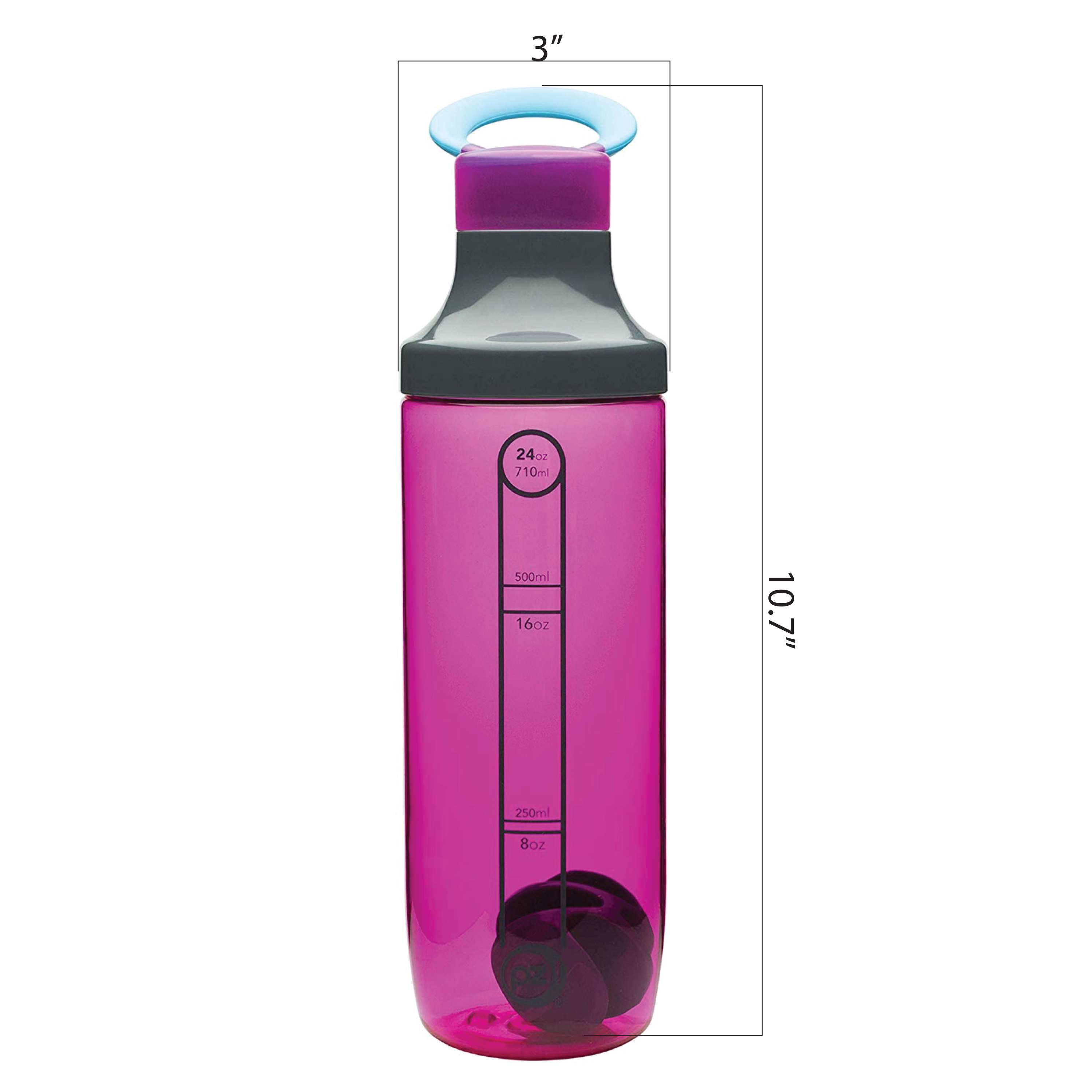 Chug Mixer Water Bottle, Magenta slideshow image 2 Chug Mixer Water Bottle, Magenta slideshow image 2