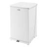 Rubbermaid Commercial, Defenders®, 25gal, Metal, White, Square, Receptacle