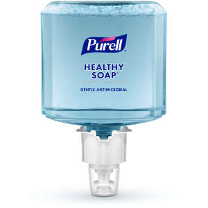 Gojo, PURELL HEALTHY SOAP™, 0.5% BAK Antimicrobial Foam Soap, PURELL® ES4 Push-Style Soap Dispenser 1200 mL Cartridge