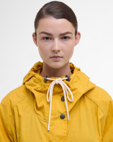 Barbour The Edit by Alexa Pattie Showerproof Parka Yellow/Blackwatch