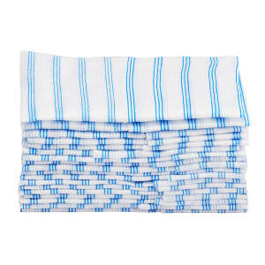 Rubbermaid Commercial, HYGEN™ Disposable, 12"x12", Microfiber, Cloth, Blue/White