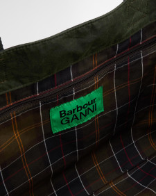 Borsa cerata Barbour x GANNI 