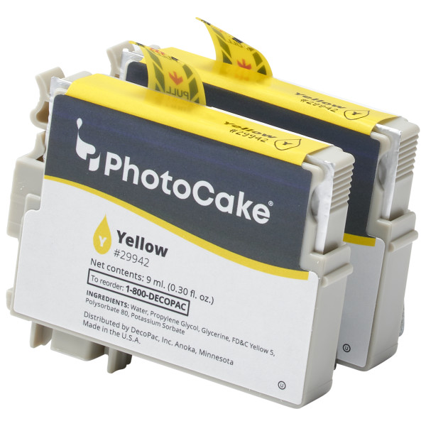 PhotoCake XP-4200/XP-3200 Yellow Cartridge - Red 3 Free PhotoCake® Ink