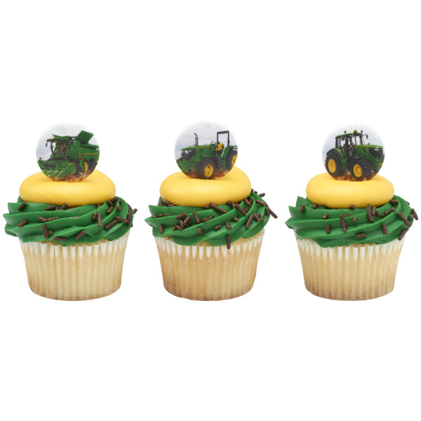 John Deere Cupcake Rings