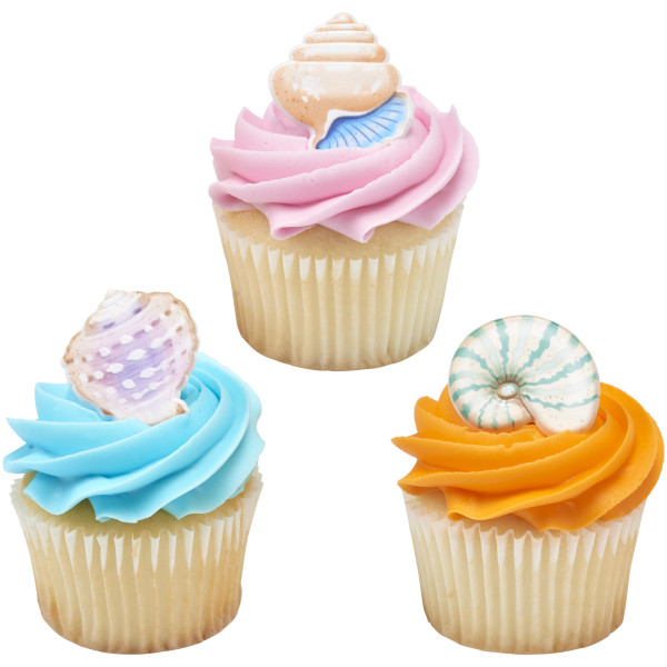 Seashell Cupcake Rings