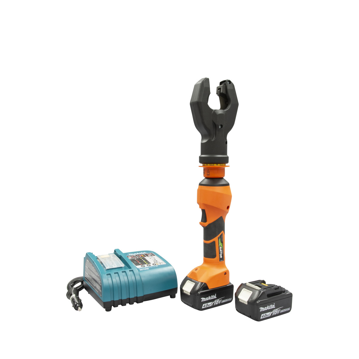 25 mm Insulated Cable Cutter with 12V Charger. 1000v Insulation. Brush guarded head - helps avoid accidental contact with conductors. Tri-insulation barrier - Provides three (3) layers of protection (Patent Pending). 360° Rotating head  - For improved agility in confined work spaces. Double -tap safety feature option -Prevents unintentional operation. Bluetooth® communication