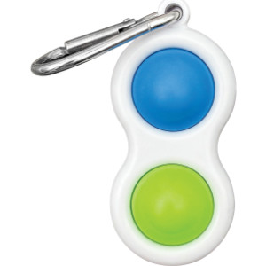 Fidget Popper Keychain - Blue/Green