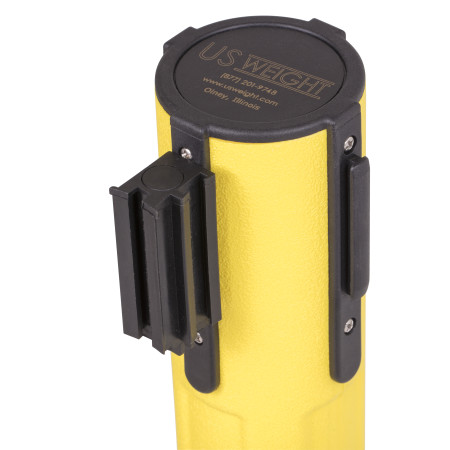 Sentry Stanchion - Yellow with Black Belt 6