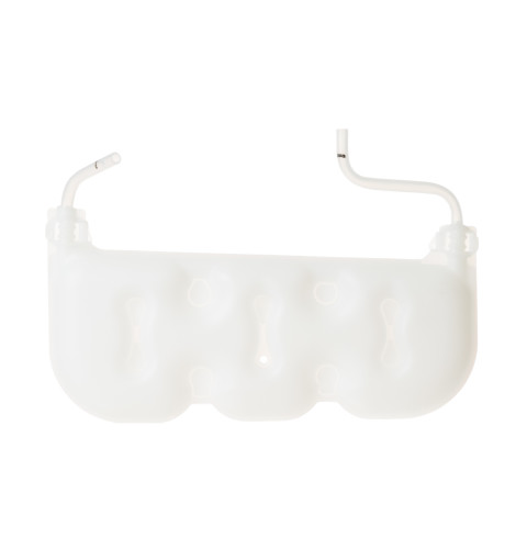 Refrigerator ice maker and dispenser section  Left fresh food door cold water tank