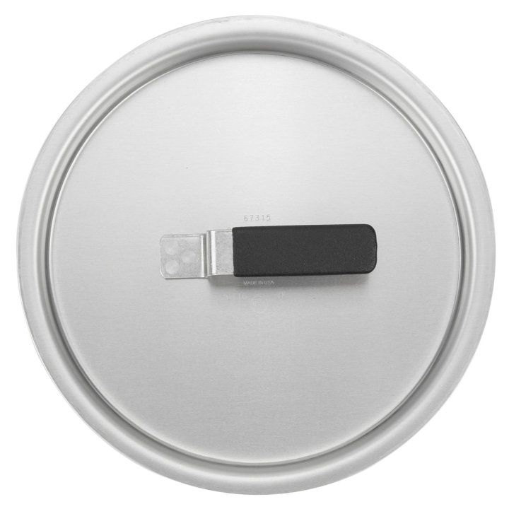 10 ½-inch Wear-Ever® flat aluminum cover with dipped handle