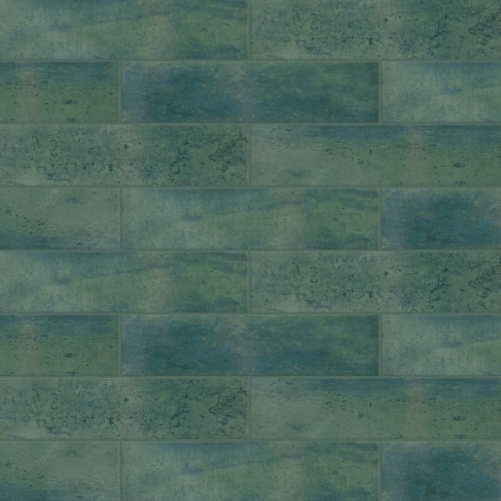 Capri Brick Oliva 2-1/2 in. x 10 in. Porcelain Floor and Wall Tile