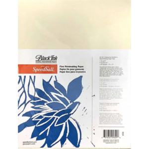 Unbleached Mulberry Fine Printmaking Paper, 9x12", 45 gsm, 25 Sheets