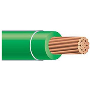 Graybar Cable Code Graybar Vendor THHN-6-STR-GRN-CUT REEL THHN Building Wire, 6 AWG ...