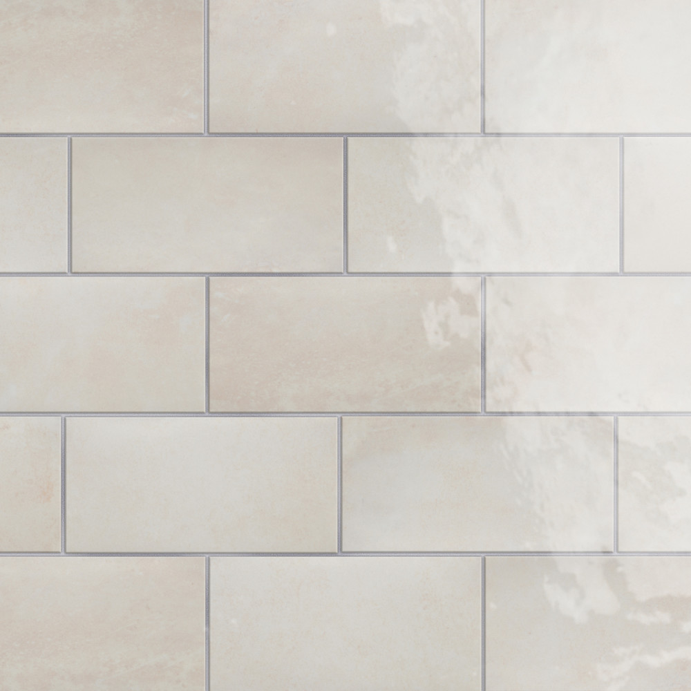 Camden Antique Bianco 4 in. x 8 in. Ceramic Wall Tile