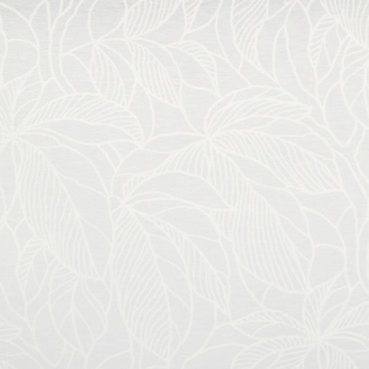 Greenery Fresh White Roller Blind