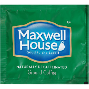 Maxwell House Decaf Ground Coffee Filter Casepack Single Serve 100 ct Casepack 0.7 oz Packets image