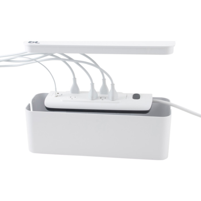 Cablebox Cord Management Box, White