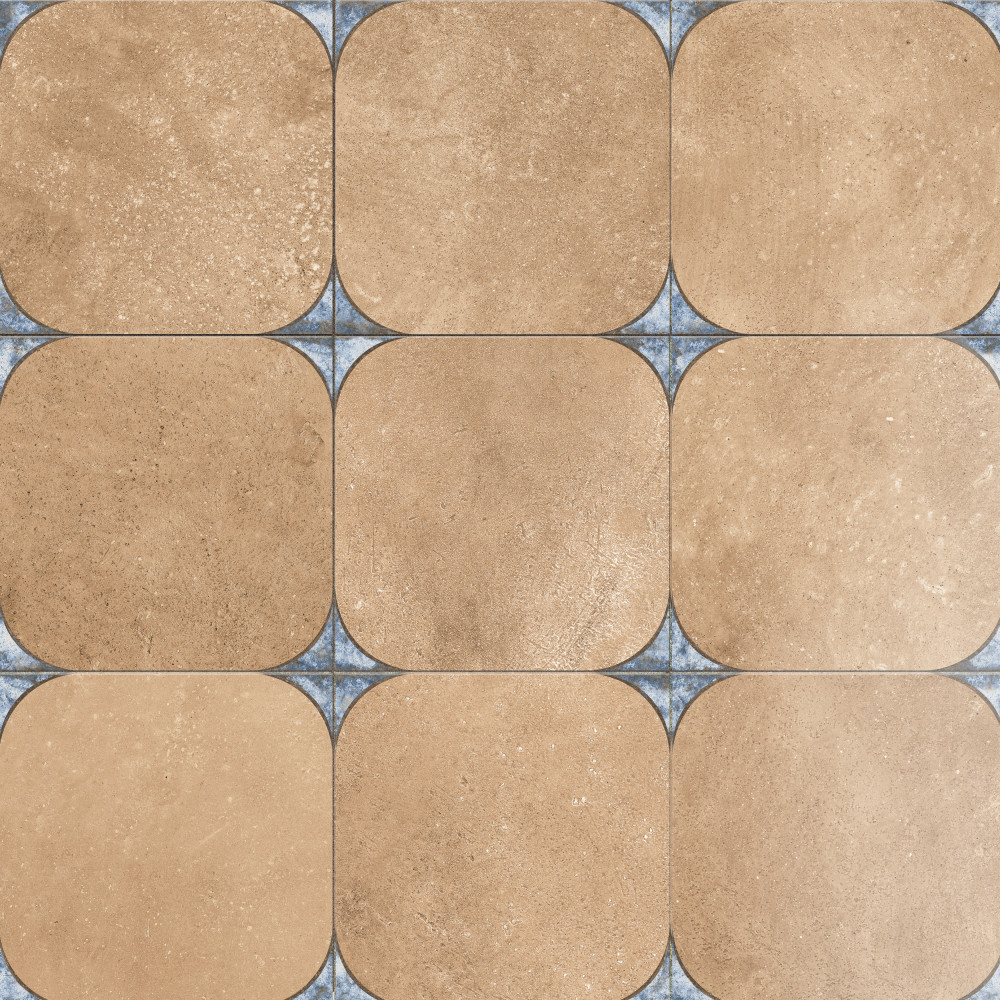 Atlas Star Quartet Cotto Marina 9-3/4 in. x 9-3/4 in. Porcelain Floor and Wall Tile