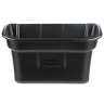 Rubbermaid Commercial, Utility Bin, 4 gal, Black