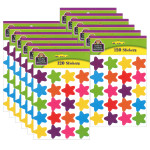 Teacher Created Resources&reg; Bright Stars Stickers (die cut star shape), 120 Per Pack, 12 Packs TCR5796-12