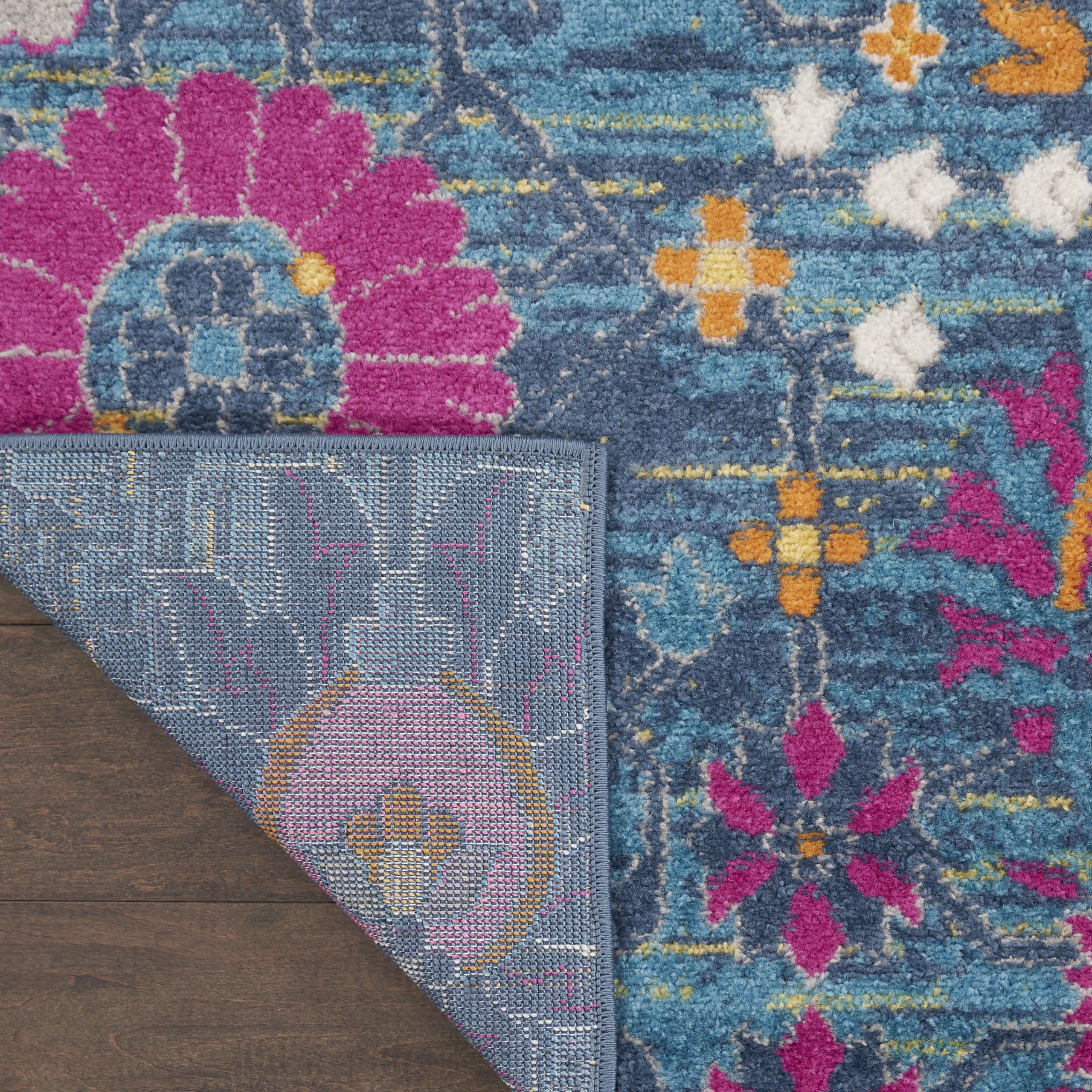 Nourison Passion 9' x 12' Denim Bohemian Indoor Rug