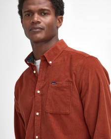 Ramsey Tailored Long-Sleeved Shirt Dark Ginger