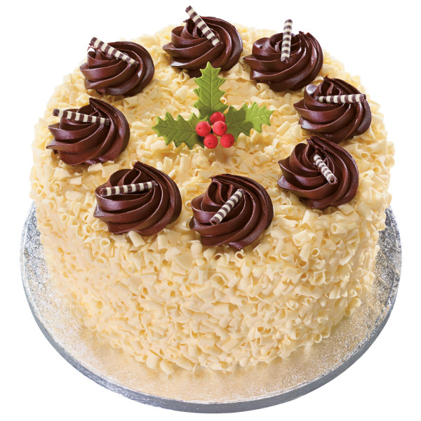 White Blossom Curls Chocolate