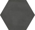 Lyra Black 7×8 Hexagon Field Tile