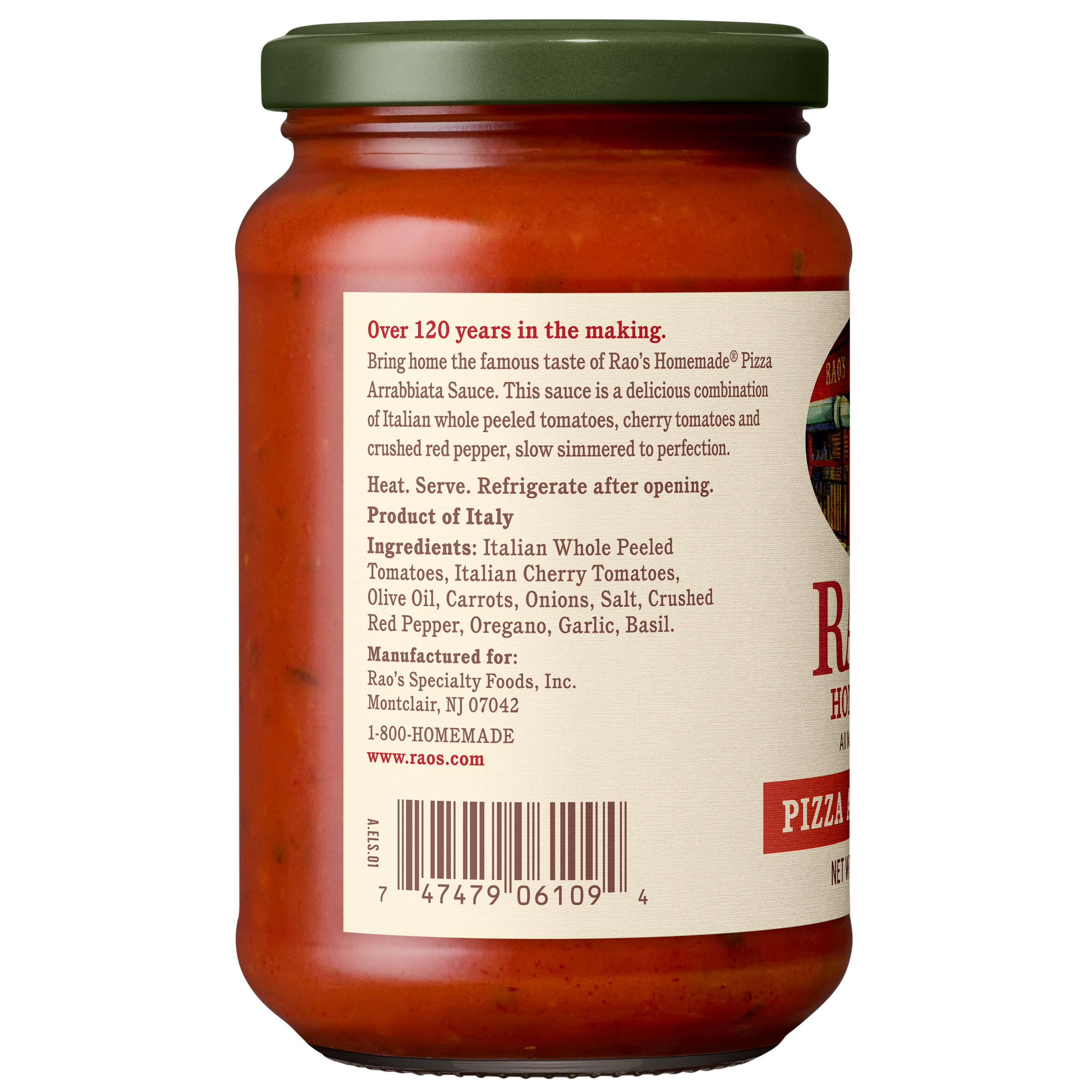 Arrabbiata Pizza Sauce, 12.3 oz - Left Image