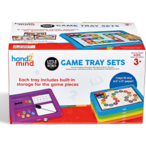 Little Minds at Work Reading & Math Game Tray Set