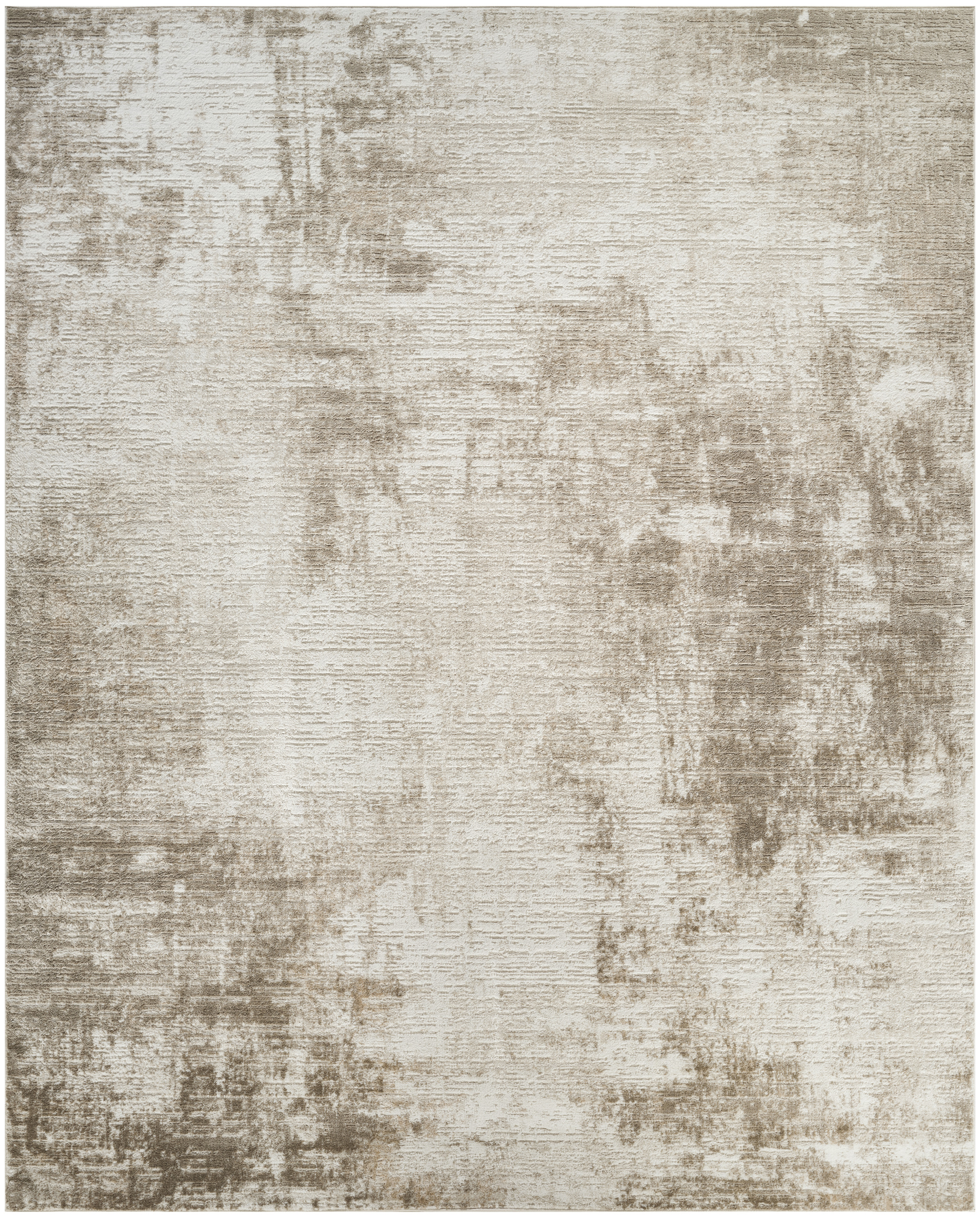 Nourison Dekor 7'10" x 9'10" Ivory Taupe Modern Indoor Rug