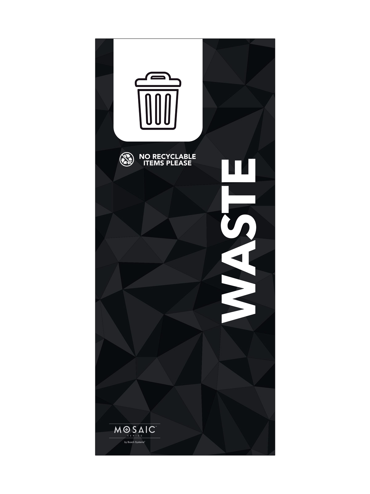 MOSAIC (1) – Body Sign – Waste – Black