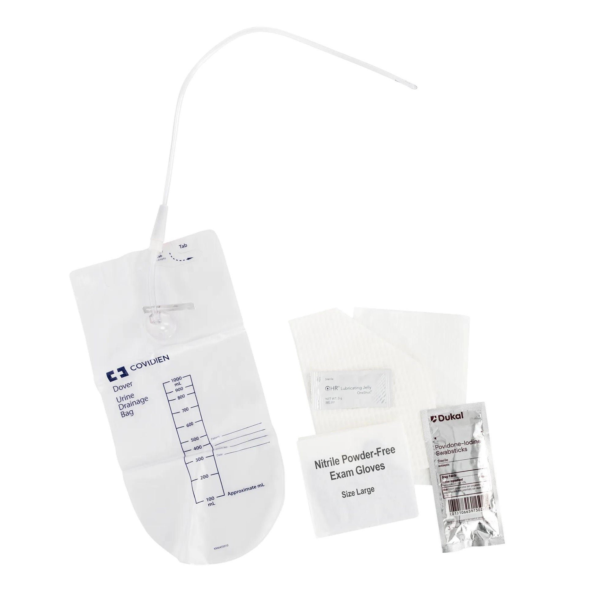 Curity™ Intermittent Catheter Tray, Vinyl, Closed