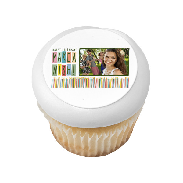Make A Wish! PhotoCake® Edible Image® Frame