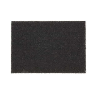 3M,  High Productivity Strip 7300 Rectangular Floor Pad, 14"x20, Black