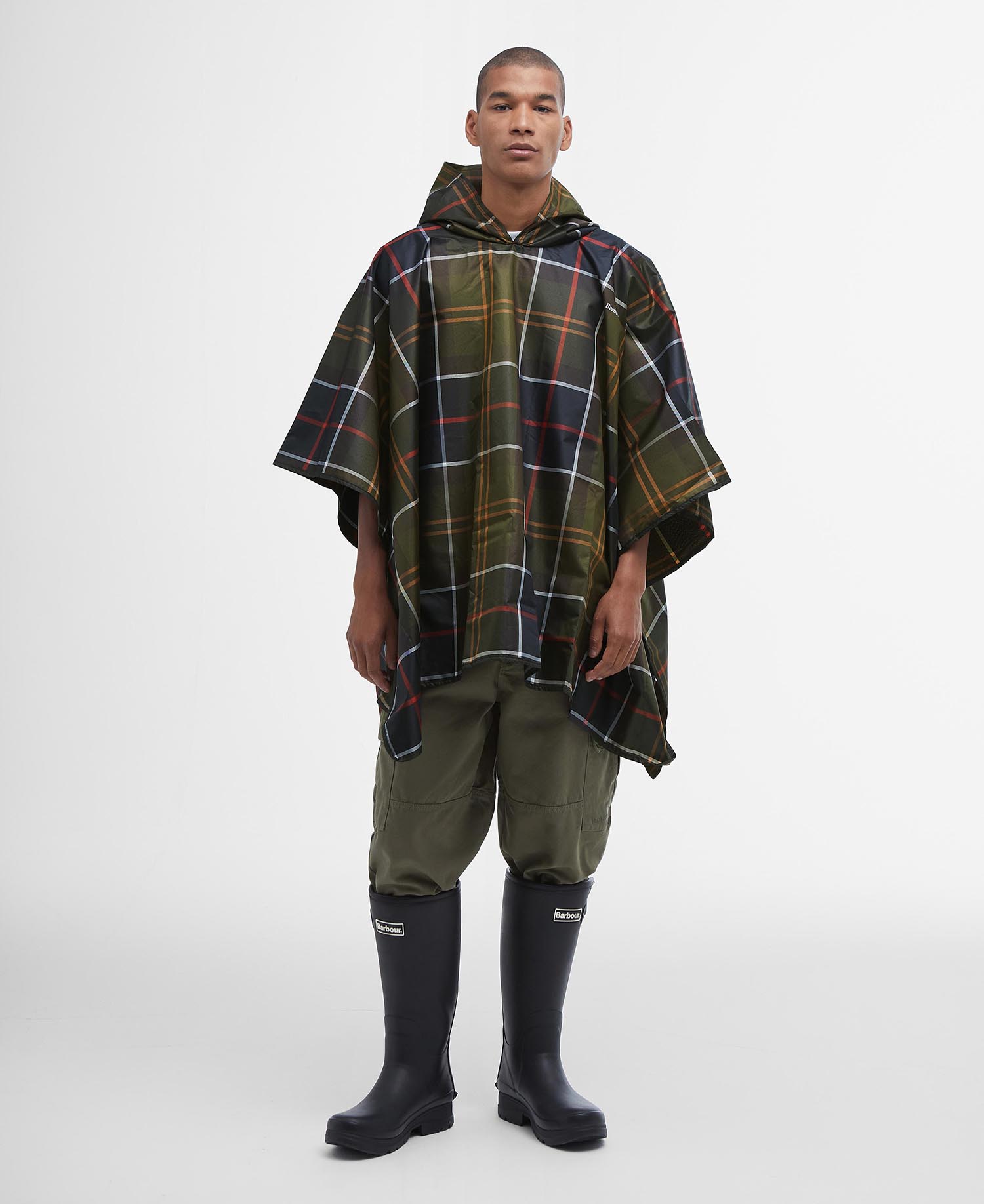 Tartan Poncho Showerproof image number 0