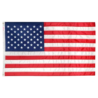 Super Tough Brand USA 4ft x 6ft Embroidered Stars & Sewn Stripes Nylon Flag - Made In USA