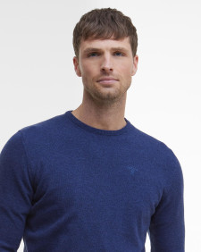 Essential Crew Neck Jumper Deep Blue
