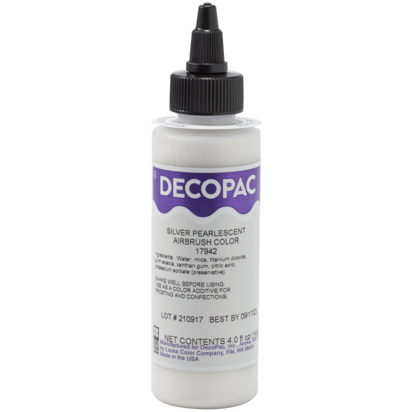 Pearlescent Silver Shimmer Premium Airbrush Color