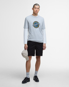Carlisle Graphic T-Shirt Grey Marl