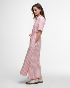Adelaide Maxi Dress Coral Stripe