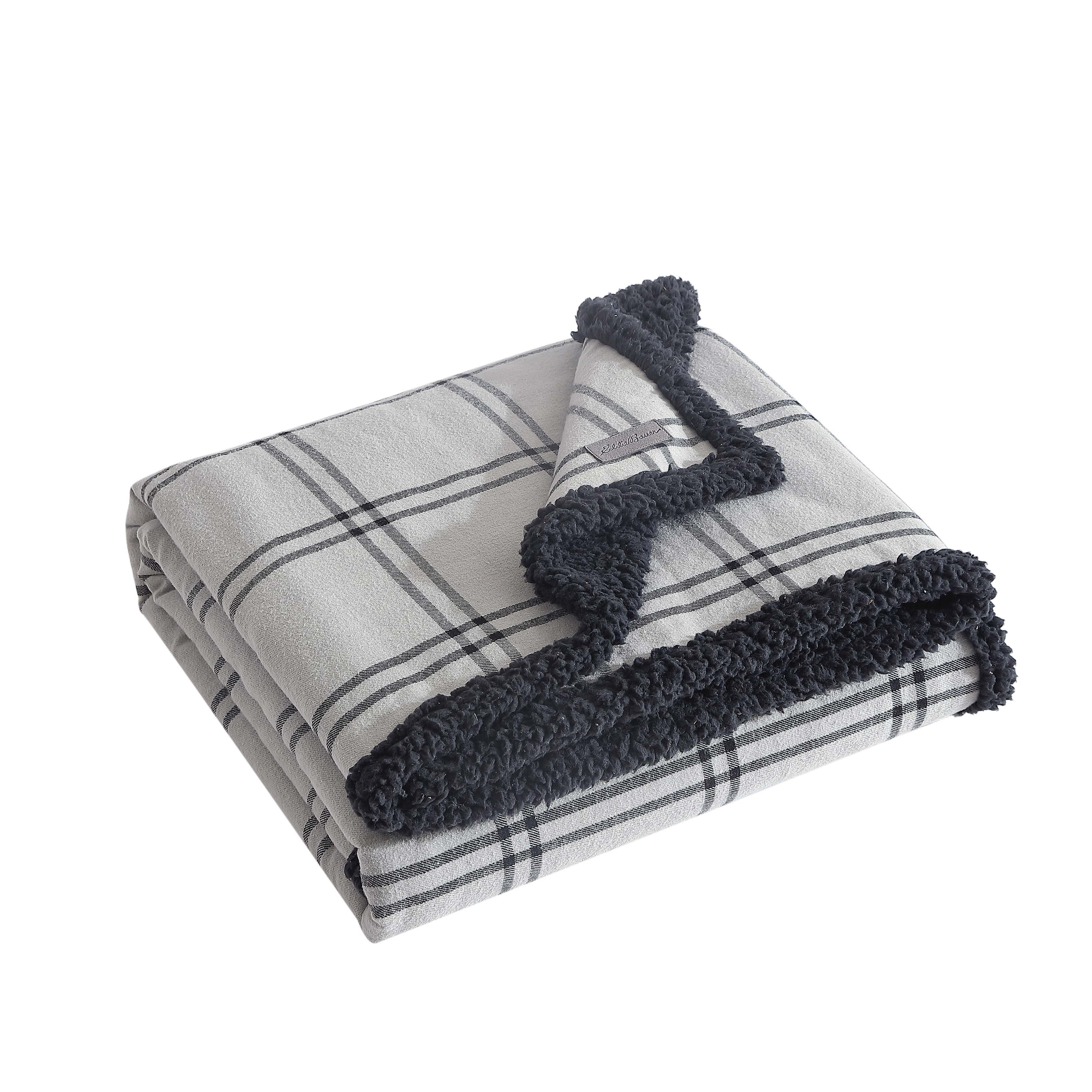 Eddie Bauer Plush-Fleece Throw Blanket