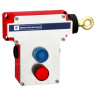Latching emergency stop rope pull switch Telemecanique rope pull switches XY2C RH side 2NC+2 NO pilot light 230 V