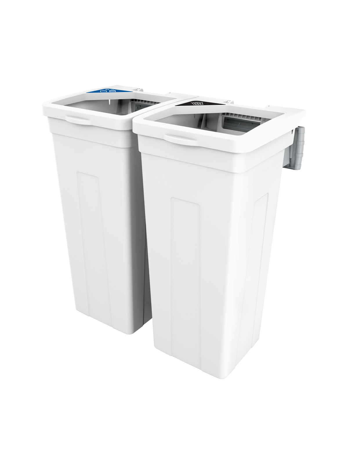 RISE – Double – Kit – Cans & Bottles-Waste – Full-Full – White-White