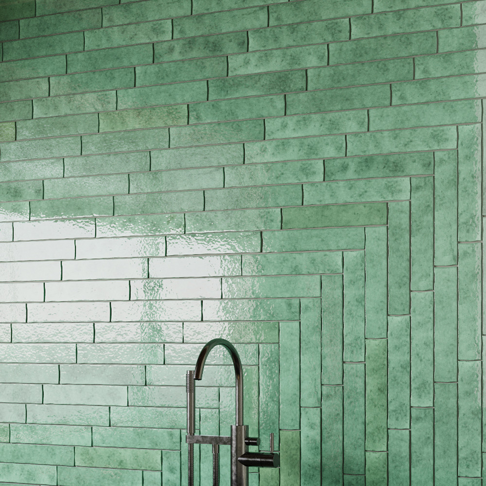 Menorca Lake 2-1/2 in. x 12-7/8 in. Ceramic Wall Tile