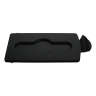 Rubbermaid Commercial, Slim Jim, Closed Lid Insert, Rectangular, Resin, Black, Receptacle Lid