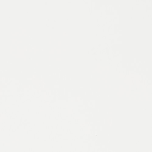 Square plain fabric sample in matt white .