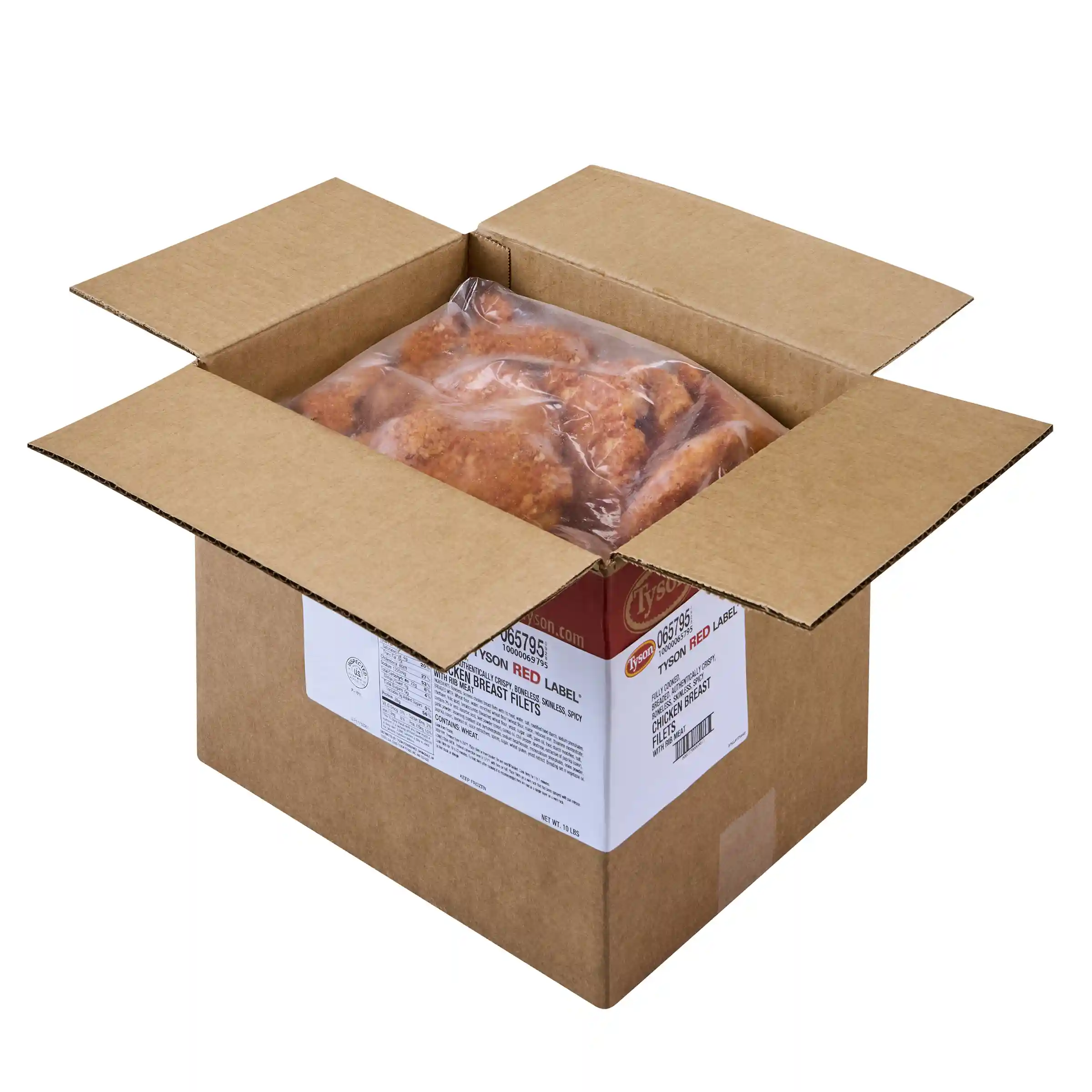Tyson Red Label® Fully Cooked Breaded Authentically Crispy Spicy Chicken Breast Filets, 5.2 oz._image_4