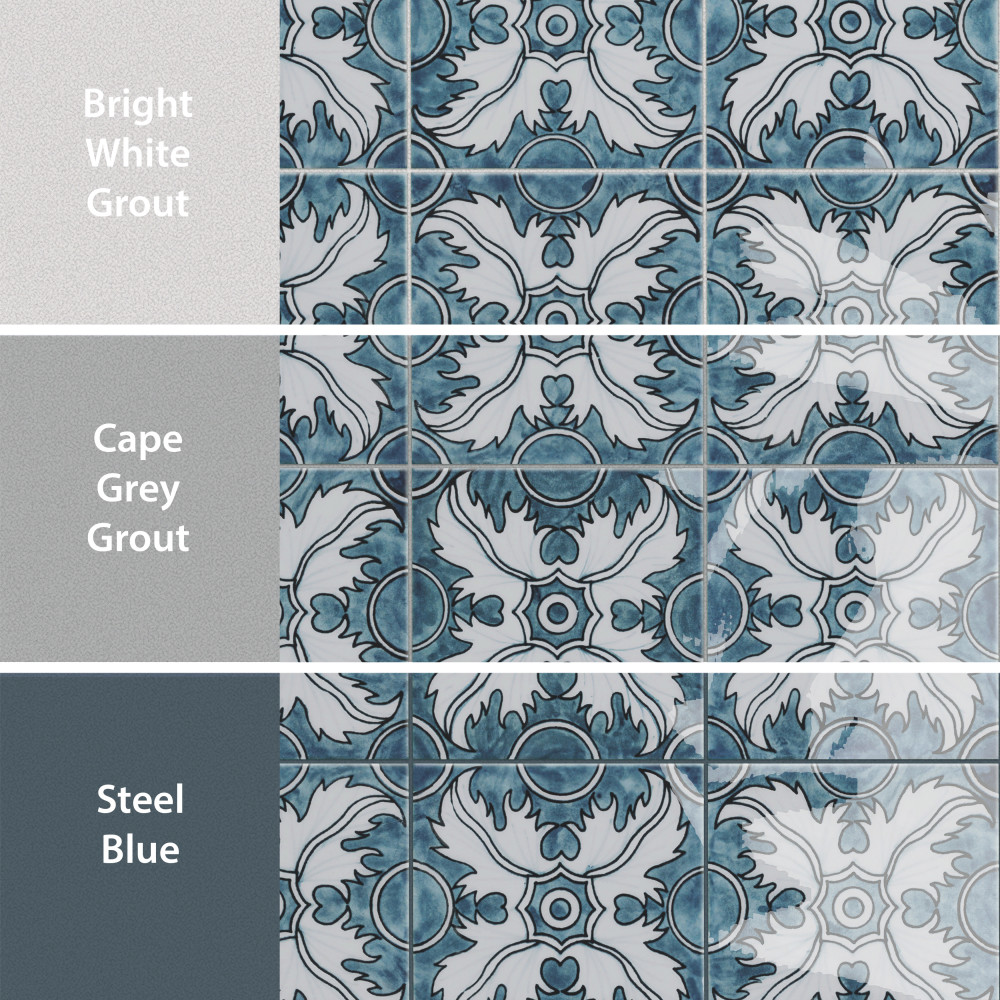 Provincial Deco Monte Real 6 in. x 6 in. Porcelain Wall Tile